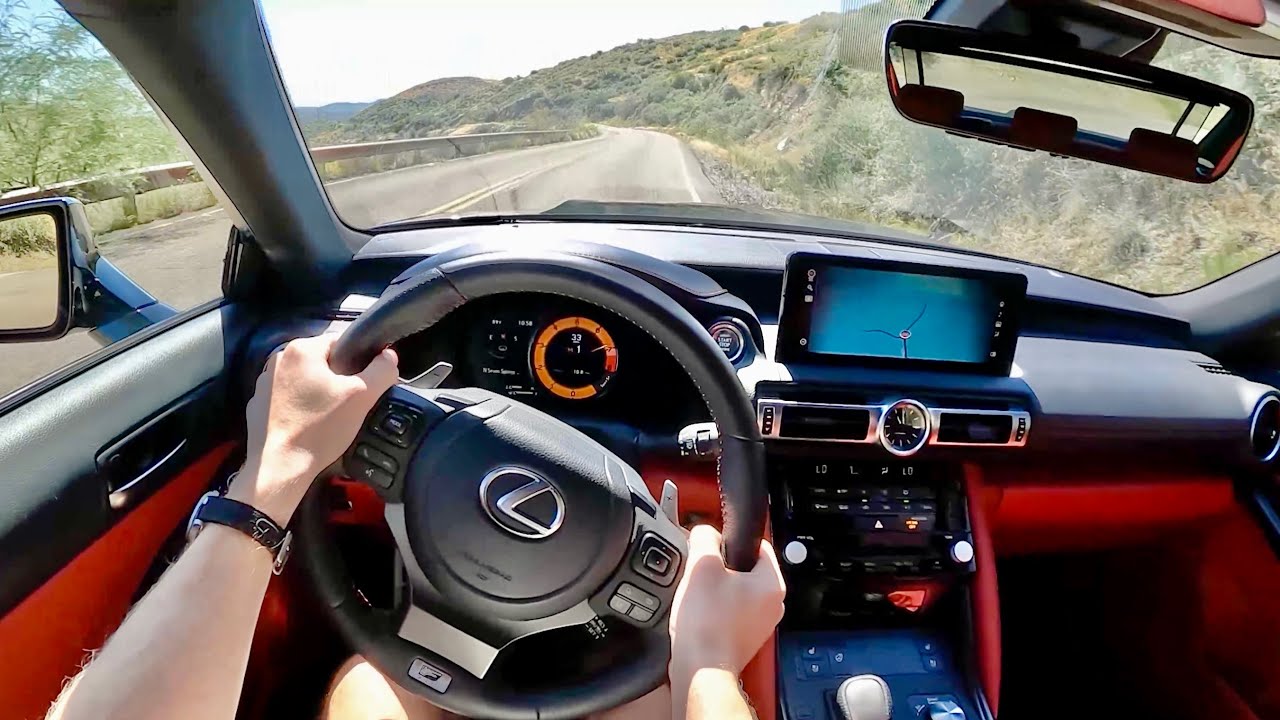 2022 Lexus IS 500 - POV Canyon Driving