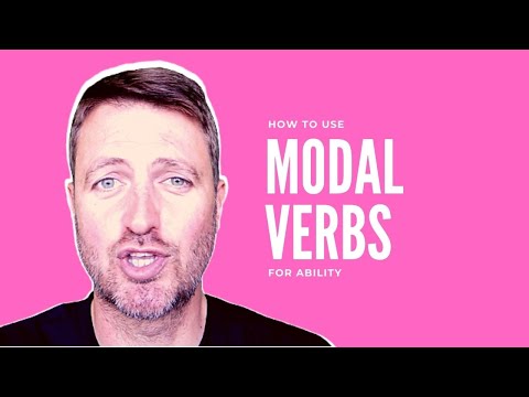 How to use MODAL VERBS for ABILITY in English