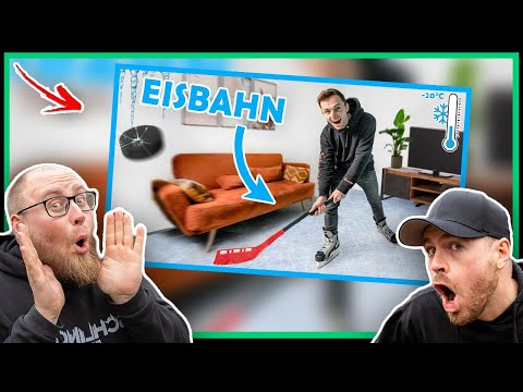 Ice rink built in the apartment! | Sons of Nature react