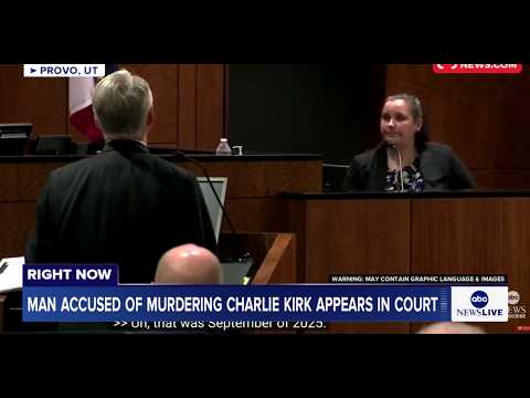 Man accused of murdering Charlie Kirk appears in court for preliminary hearing: LIVE