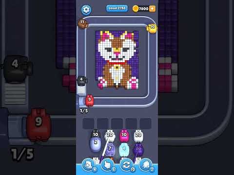 Pixel Flow Level 2198 Walkthrough