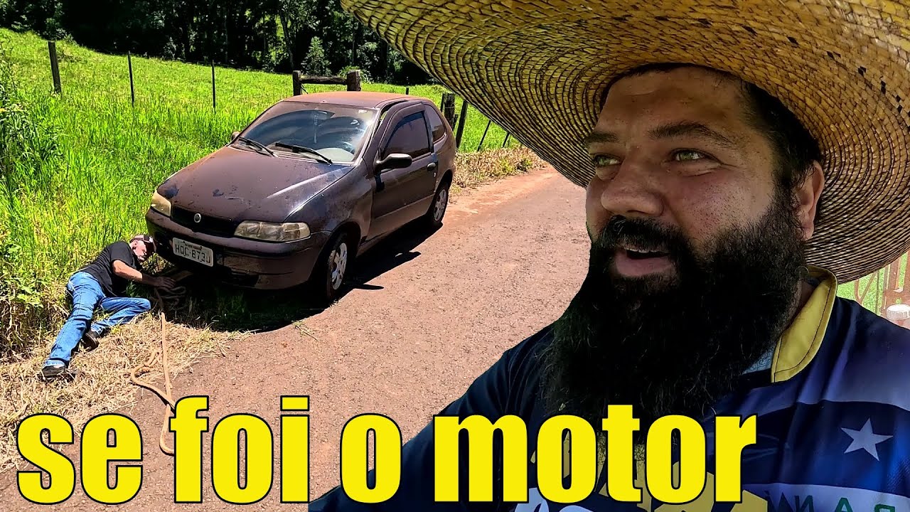 estourou o motor do carro, fui fazer um socorro e um dia de serviço