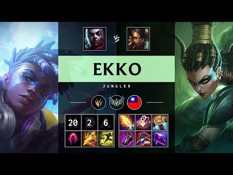 Ekko Jungle vs Nidalee - TW Challenger Patch 25.15