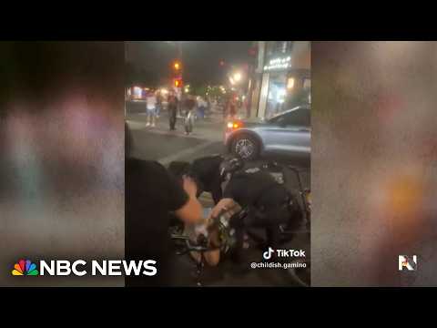 College student shoved by police officer during violent encounter now facing charges