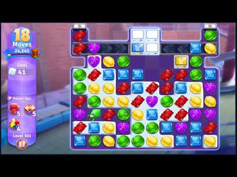 Wonka's World of Candy Level 301 - NO BOOSTERS + FULL STORY 🍫 | SKILLGAMING ✔️