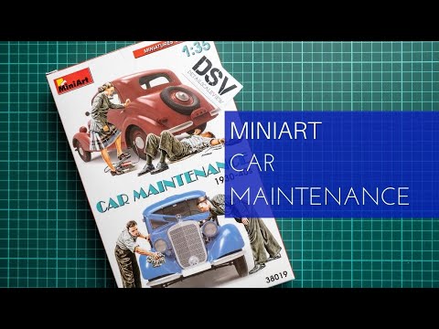 Сборная модель: Автосервис 1930-40-х годов (Miniart 38019) 1:35