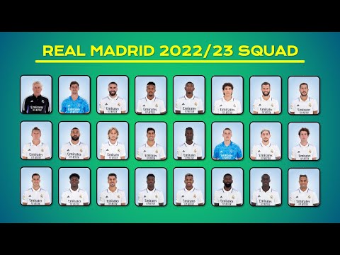 REAL MADRID 2022/23 SQUAD