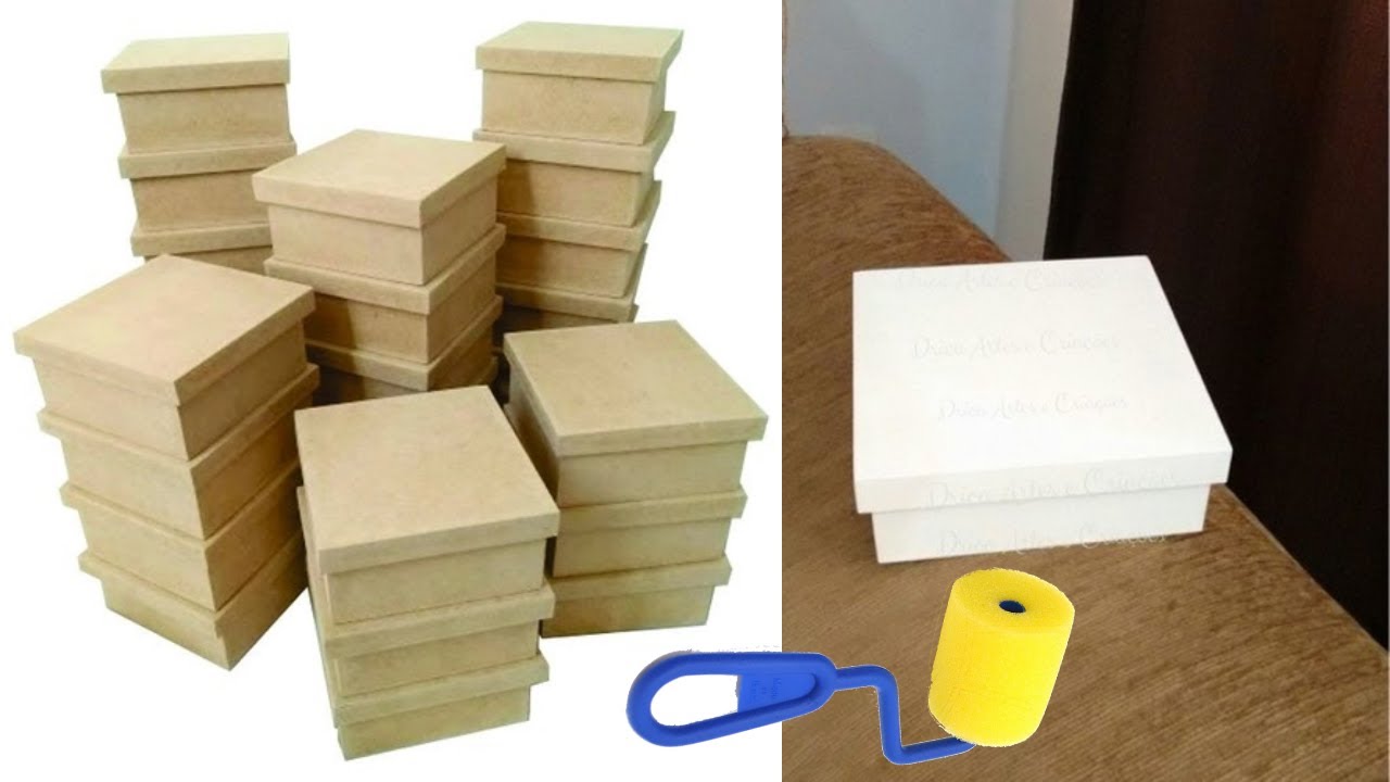 CAIXINHA DE MDF | COMO PINTAR CAIXINHA DE MDF