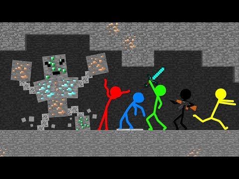 Stickman VS Minecraft: Traps at School - AVM Shorts Animation