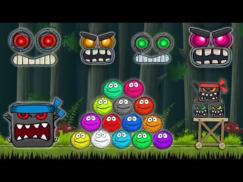 RED BALL 4 - Color Changing Basket Ball with 'VOLUME 3 & 5 GHOSTS' in the Battle of DEEP FOREST