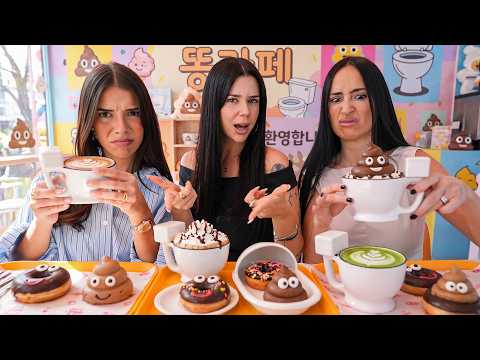 Llevé a mis amigas a la cafetería más rara de Corea 💩