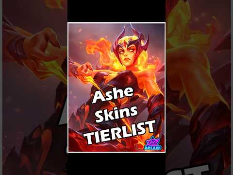 Ashe Skins Tier List #leagueoflegends #ashe #tierlist #worlds2024 #gaming #riotgames #adc