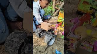 badmash badmash 🦣 #automobile #jcb #toys #excavator #funny #truck #badmash #matti #jcbbaba #tractor