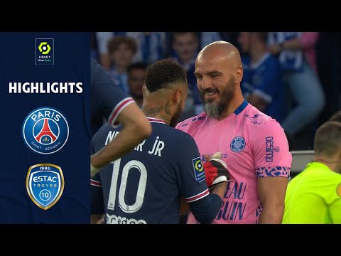 PARIS SAINT-GERMAIN - ESTAC TROYES (2 - 2) - Highlights - (PSG - ESTAC) / 2021-2022