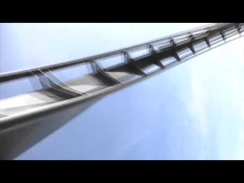 The Swarm POV of Thorpe Park Roller Coaster Front Seat View B&M Wing Rider London UK