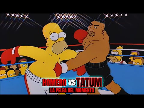 Homero pelea contra Tatum (Homero VS Tatum)