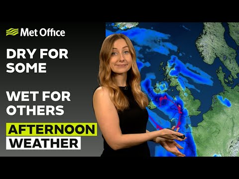 24/01/2026 - Rainy Conditions Persist - Afternoon Weather Forecast UK – Met Office Weather