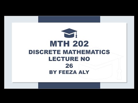 Mth202 lecture no 26