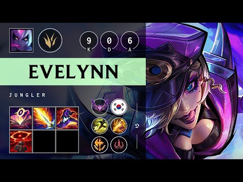 Evelynn Jungle vs Zed - KR Master Patch 25.21