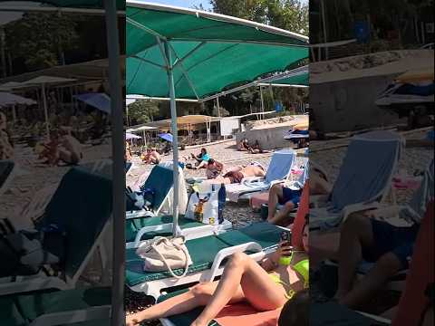 A Summer Walk Along Kemer Beach 🌊 | Crystal Clear Waters in 4K #shorts