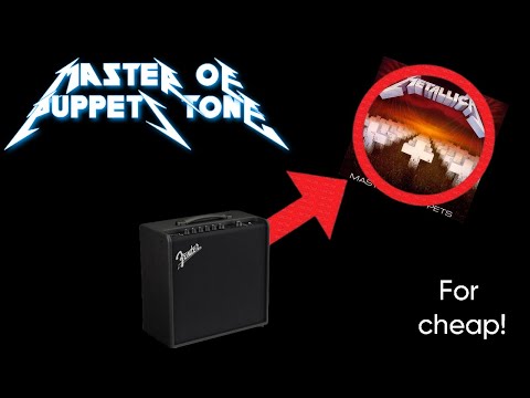 How to get Master Of Puppets tone for Cheap! (Mustang LT50/25)