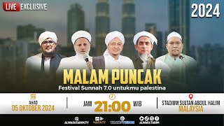 Download lagu 🔴LIVE | MALAM PUNCAK FESTIVAL SUNNAH 7.0 UNTUKMU PALESTINA  | STADIUM SULTAN ABDUL HALIM, MALAYSIA mp3