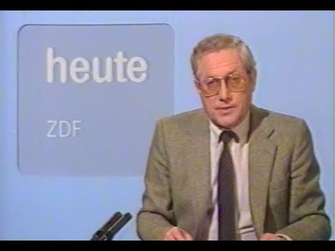 ZDF 07.01.1983 - heute Nachrichten zum Sendeschluss, sowie Programmtafeln