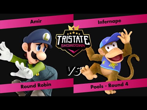 Tristate Showdown 2 - Amir (Luigi) vs Infernape (Diddy Kong) - Round Robin Pools - Round 4