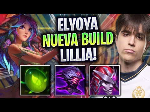 ELYOYA PRUEBA UNA NUEVA BUILD DE LILLIA! - Elyoya Juega Lillia Jungle vs Kha'Zix! | Preseason 2023