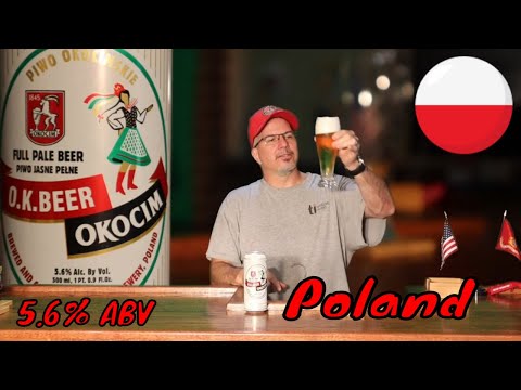 O.K. Beer Okocim (Poland) Review (#168)