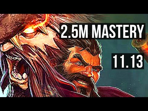 UDYR vs GRAVES (JUNGLE) | 2.5M mastery, 19/2/3, 6 solo kills, Legendary | NA Diamond | v11.13