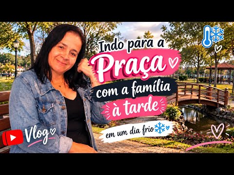 Passeio na praça com a familia em Birigui são Paulo❄️