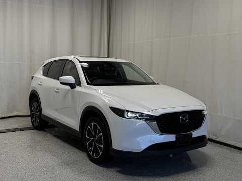 2022 Mazda CX-5 in White for sale at Park Mazda in Sherwood Park, AB
