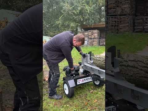 Split a lot of wood quickly! The Jansen HS-20DS63K double splitter!