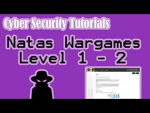 Natas Wargames OverTheWire: Level 1 - 2 | Cyber Security | OverTheWire