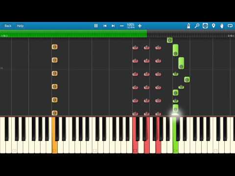 YouTube video about: Who let the dogs out piano?