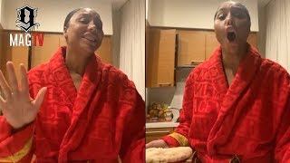 Tamar Braxton Attempts To Sing Mariah Carey Song While Making Pizza! 🗣
