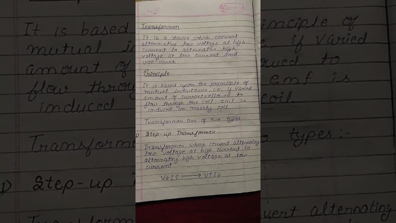 Class 12th | Physics Chapter ALTERNATING CURRENT Notes📝 Part 3