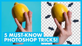 5 MUST KNOW tricks for BETTER selections in Photoshop