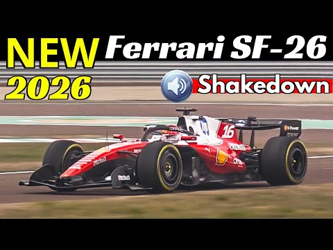 ⚠️NEW 2026 Ferrari SF-26 Shakedown with Charles Leclerc & Lewis Hamilton - Fiorano, January 23, 2026