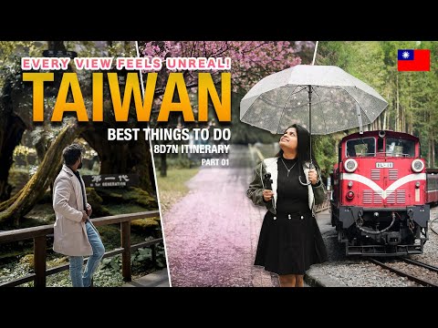 First Time in Taiwan? 🇹🇼 | Alishan Forest Train, Taichung by HSR & Sun Moon Lake