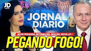 Flávio Bolsonaro à frente de Lula em nova pesquisa, Gustavo Gayer internado, Moro comemora e mais