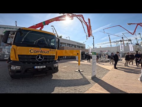 Schwing S39SX Concrete Pump at Bauma Construction Expo 2025