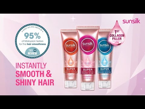 Glossy hair with Sunsilk
