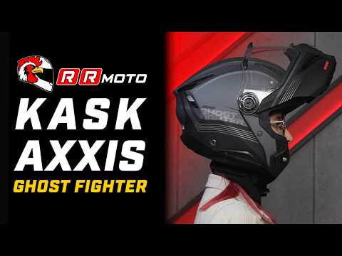 AXXIS GHOSTFIGHTER _ kask szczękowy P/J z ECE 22.06 | blenda, wentylacja i nowoczesny design