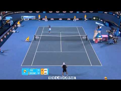 Fred Gil vs Gael Monfils - Australian Open 2011