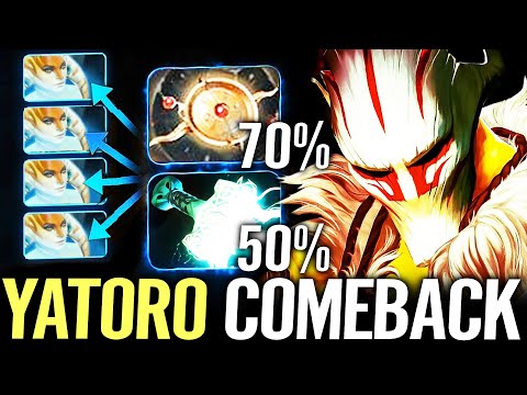 🔥 YATORO Juggernaut AEON DISK + MJOLLNIR vs NAGA — 0/3/0 Comeback 100% Legit Carry Dota 2 Pro