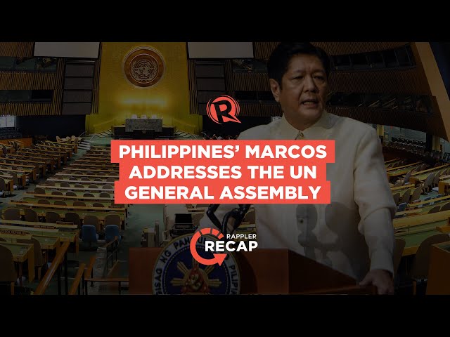 Marcos champions UNCLOS in first UN speech