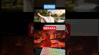 Download lagu PILIH SURGA ATAU NERAKA? #googleveo3 #ai #veo3 #shorts #fyp mp3