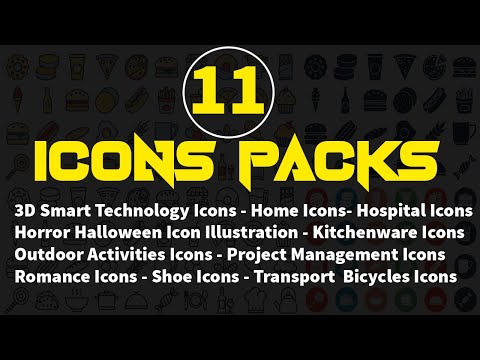 11 Icons Packs Download In EPS PNG SVG FIG Files |English| |Sheri Sk|